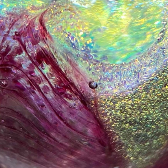 Pink & Gold paperweight egg | 3"H x 2"W - Picture 2 of 9